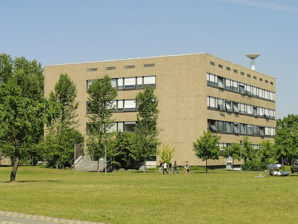 View of Hubland Campus, Julius-Maximilians-Universität Würzburg, Würzburg, Germany.