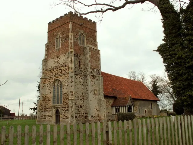 Parish church of St Mary the Virgin, Little Bromley, Essex, seen from the southwest