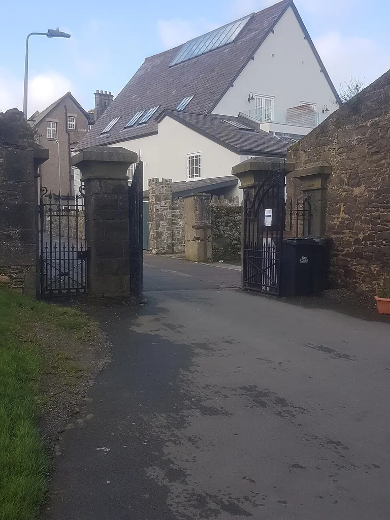 Gate piers, gates and railings at Church Street entrance to St Mary's churchyard