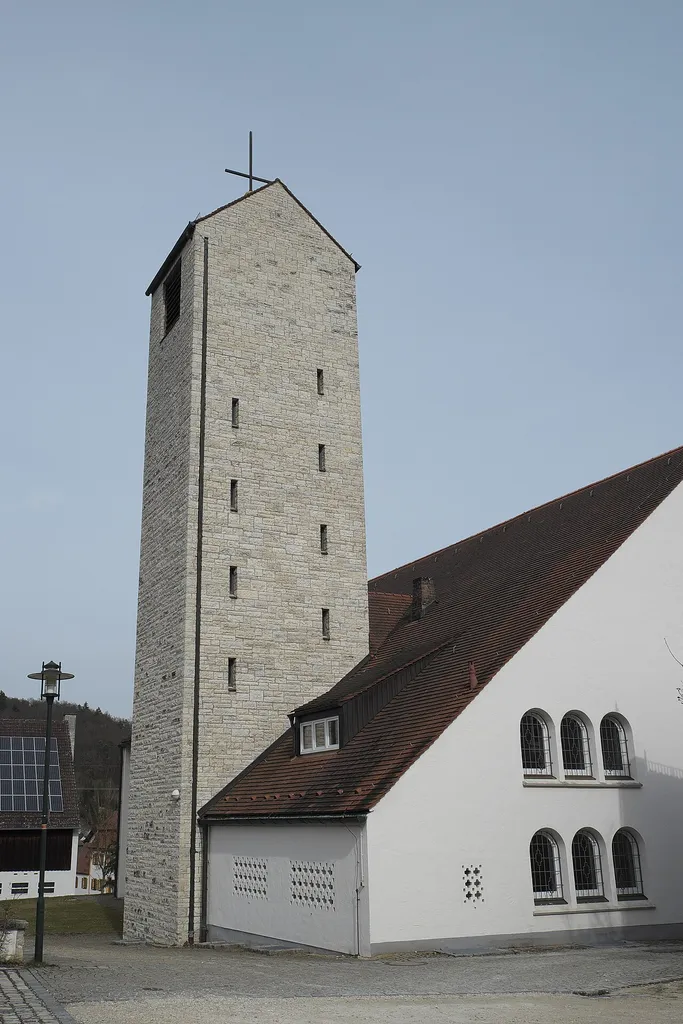 Katholische Filialkirche St. Ägidius in Konstein (Wellheim) im Landkreis Eichstätt (Oberbayern/Bayern)