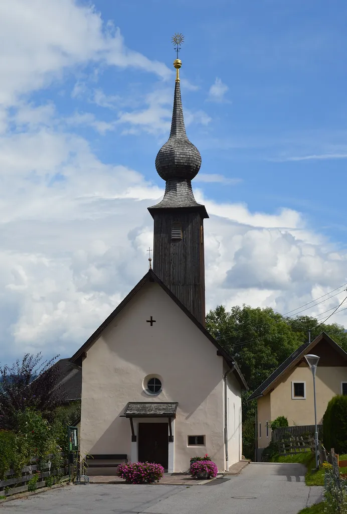 Kath. Pfarrkirche hl. Markus in Amlach, Standort Unteramlach, Spittal an der Drau, Kärnten, Österreich