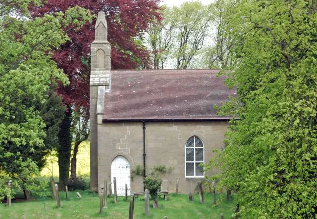 St Cuthbert's Church, Hebron The Parish Church of St Cuthbert, Hebron viewed from Hebron Village Green
