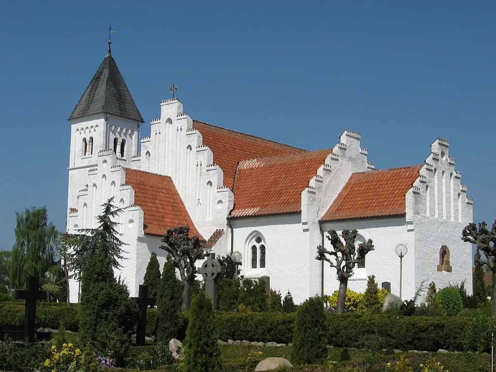 Brabrand Kirke in Brabrand Sogn in Århus Kommune, Denmark.
