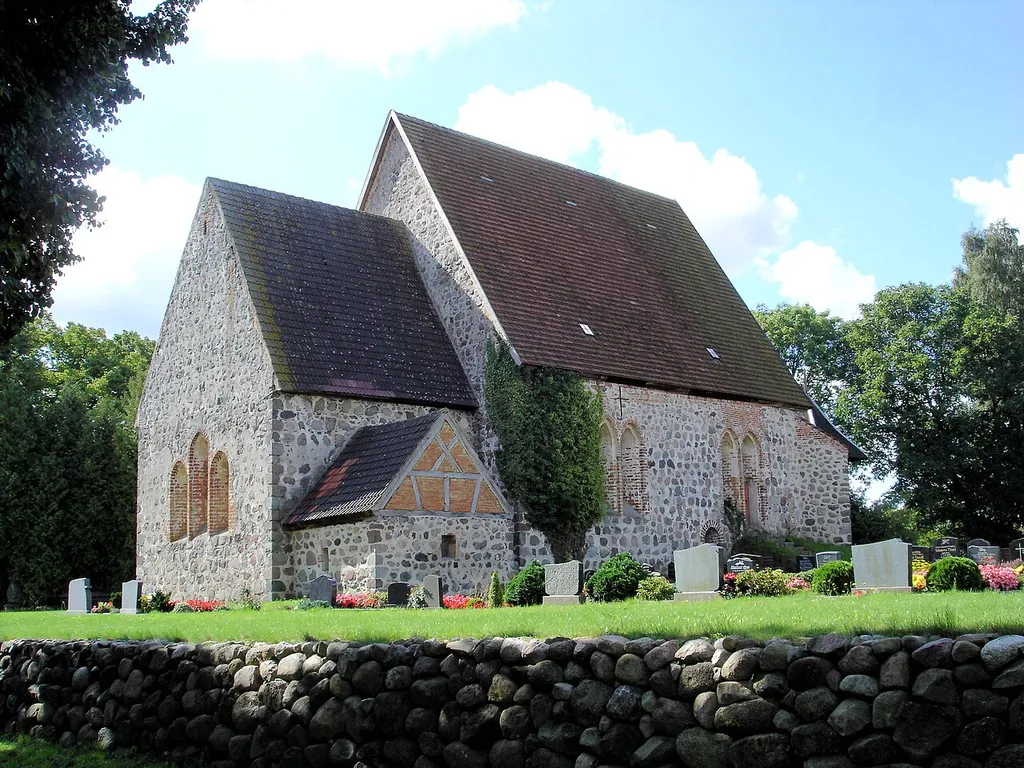 Church in Thelkow, Mecklenburg, Germany