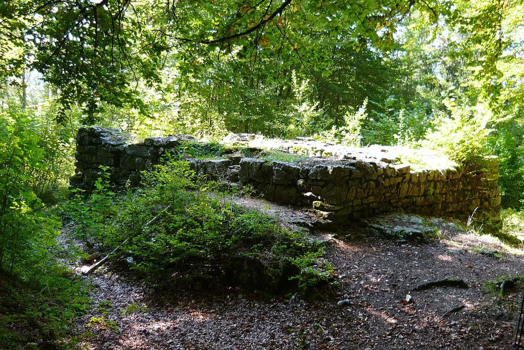 The castle ruin Luginsfeld near Tuttlingen