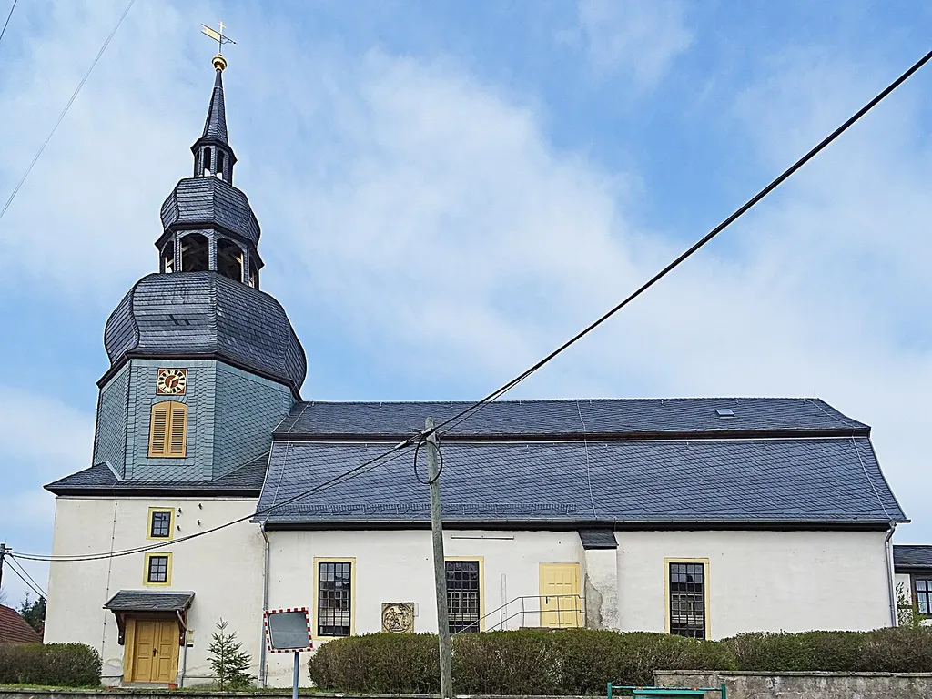 Kirche zum Heiligen Grabe Dietersdorf (Südharz) von Süden