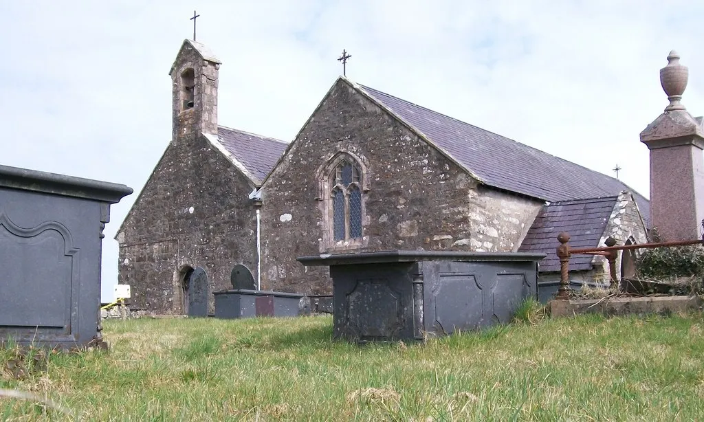 Eglwys Garmon Sant, Llanarmon The church is dedicated to St Garmon (of which there are two). This Garmon was most probably a Breton.