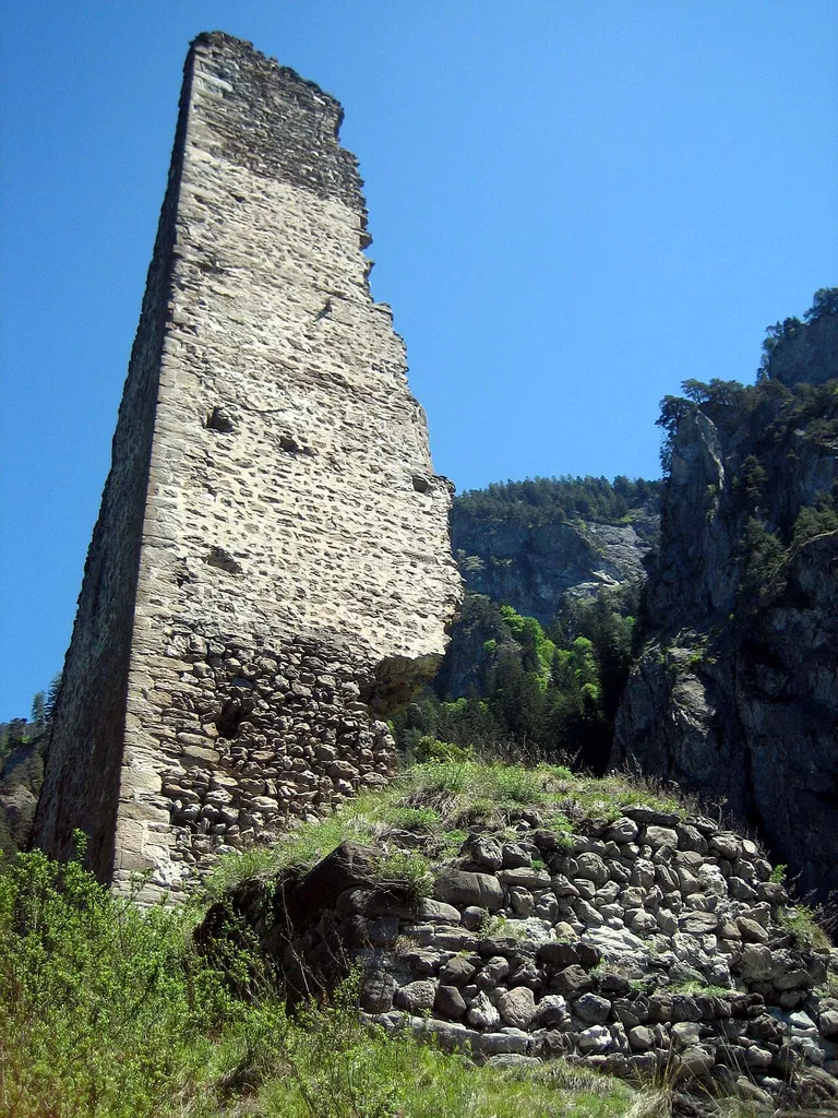 Mauerrest von unten
