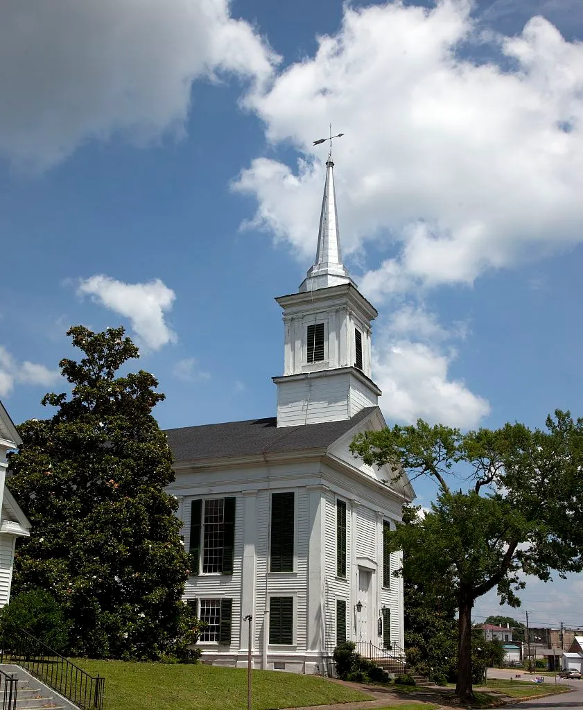 Historic Presbyterian church in Eutaw, Alabama