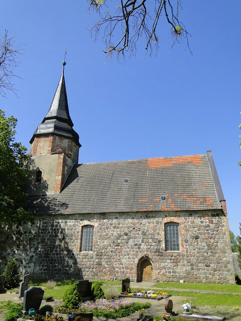Church in Kreckow, district Mecklenburg-Strelitz, Mecklenburg-Vorpommern, Germany