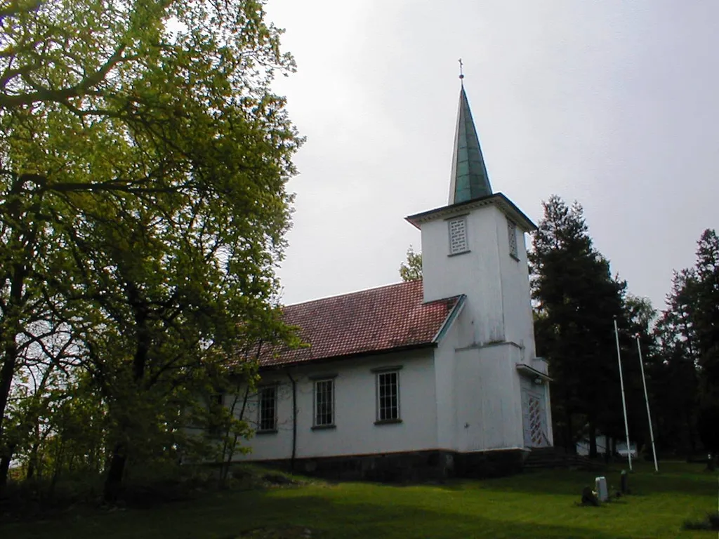 Veierland kirke, en langkirke fra 1905 i Nøtterøy kommune, Vestfold fylke, Norge.