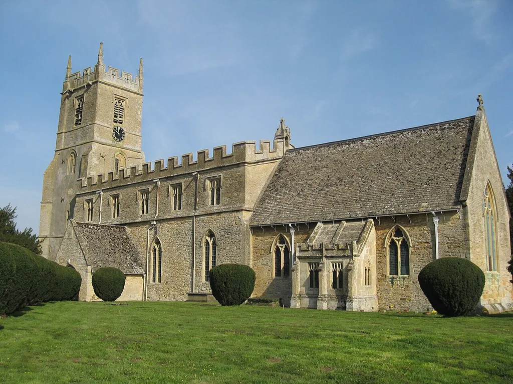 St. Peter and St. Paul Church , Long Compton, near to Long Compton, Warwickshire, Great Britain. It is believed that St. Augustine preached on this site in 597AD. The present building dates from the 13th century, with significant additions and alterations over the years. In 2004 the west end was altered to provide a meeting room and kitchen. <a title="http://www.achurchnearyou.com/long-compton-st-peter-st-paul/" rel="nofollow" href="http://www.achurchnearyou.com/long-compton-st-peter-st-paul/">Link</a><img style="padding-left:2px;" alt="External link" title="External link - shift click to open in new window" src="http://s0.geograph.org.uk/img/external.png" width="10" height="10"/>