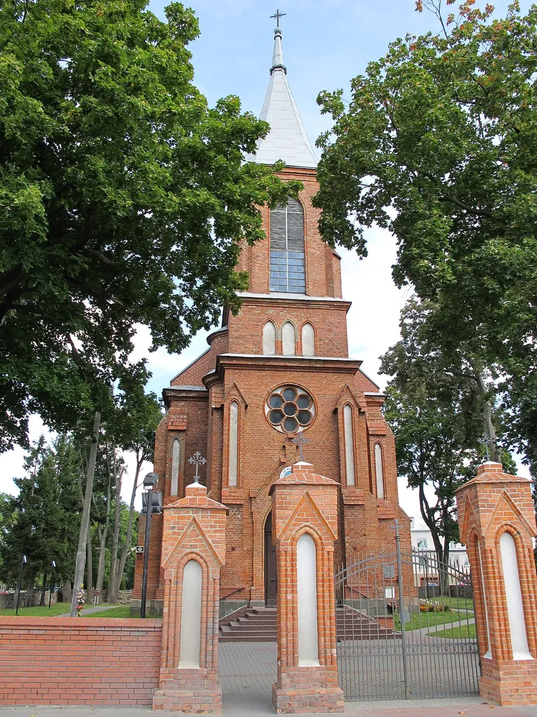 Saint Adalbert of Prague church by Kościelna 8 street in Uhowo, gmina Łapy, podlaskie, Poland