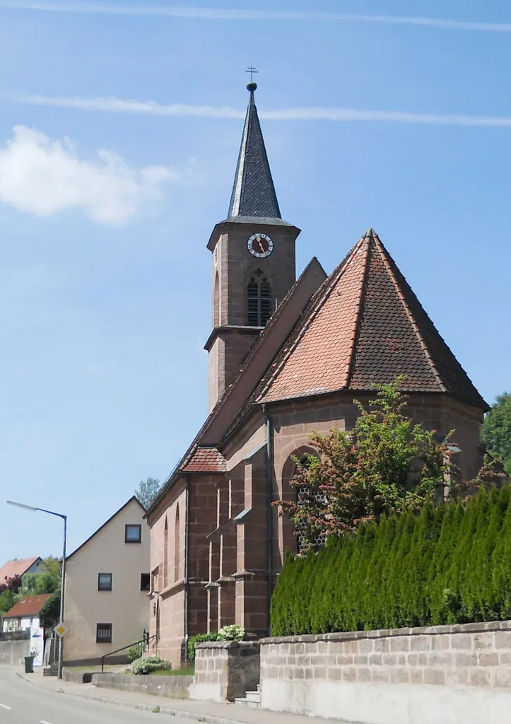 Obererlbach (Ortsteil von Haundorf im Landkreis Weißenburg-Gunzenhausen), Kath. Pfarrkirche St. Valentin