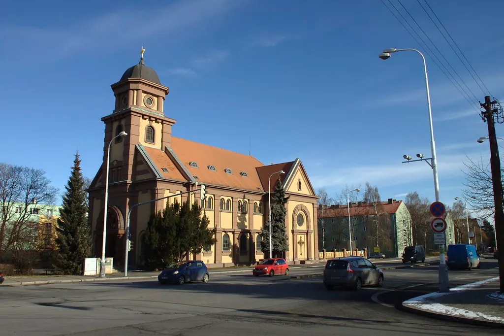 St. Václav (Wenceslaus) Church in Kladno-Rozdělov, CZ