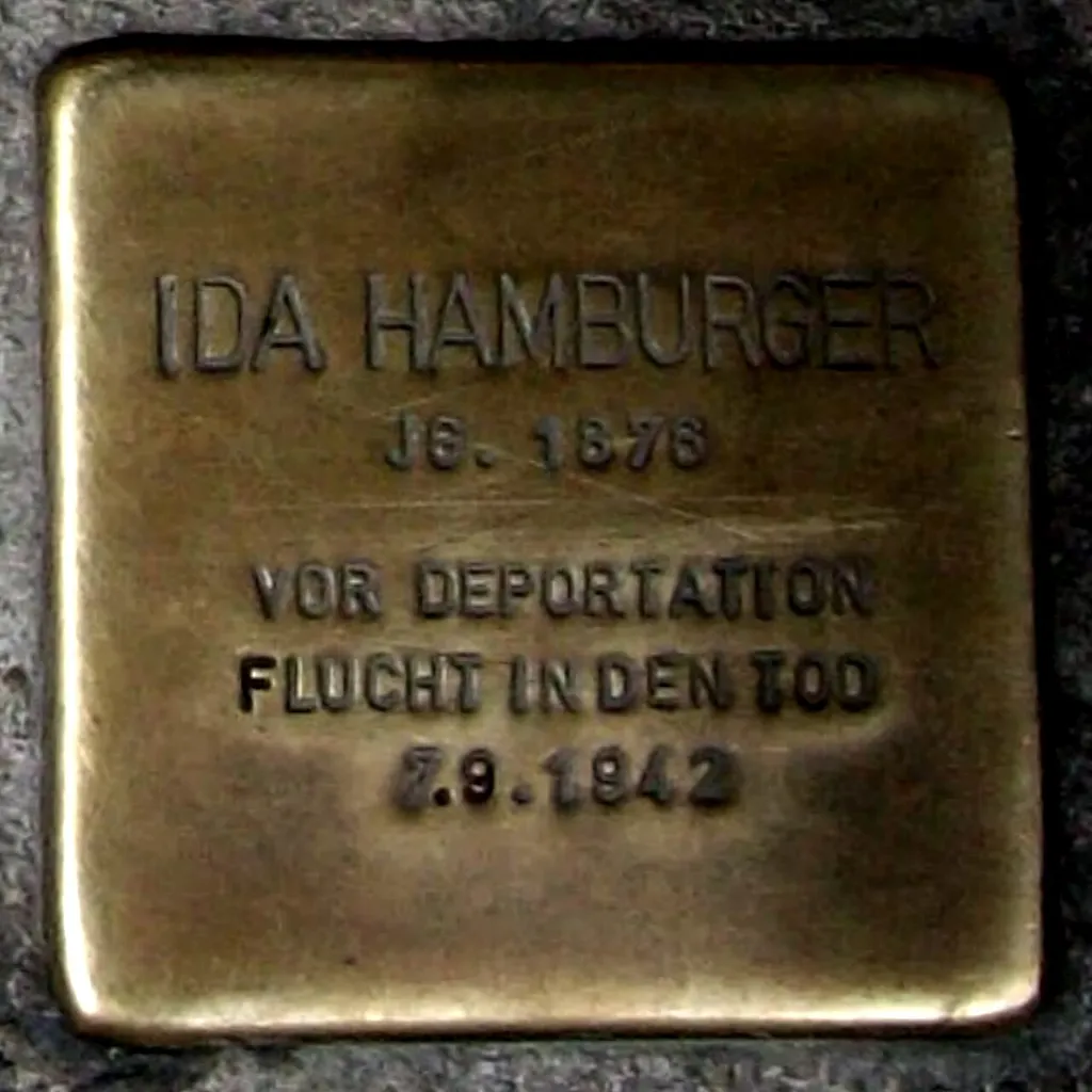 Stolpersteine Aschaffenburg, Herstallstraße 39 - Ida Hamburger