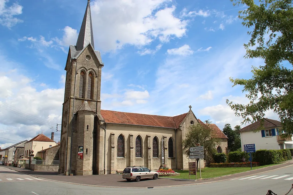 Church in Corre, France.