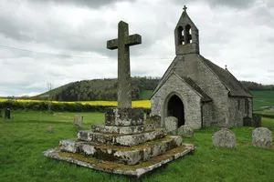 Churchyard cross in Trostrey churchyard