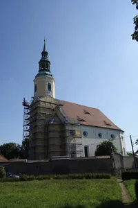 village church and cemetery Eibau