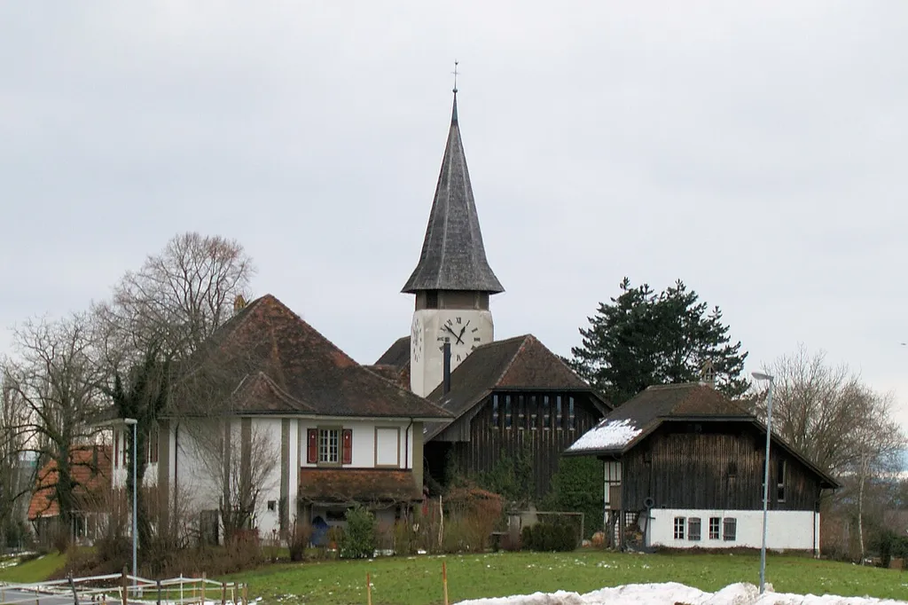 Kirche Grafenried BE (Ansicht von Westen)