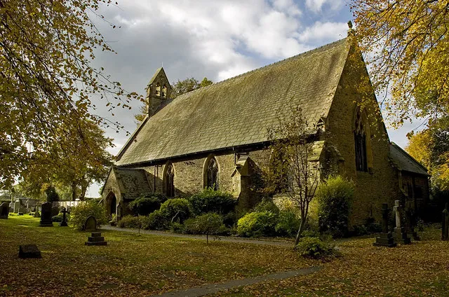 All Saints Parish Church, Glazebury, Cheshire, seen from the east