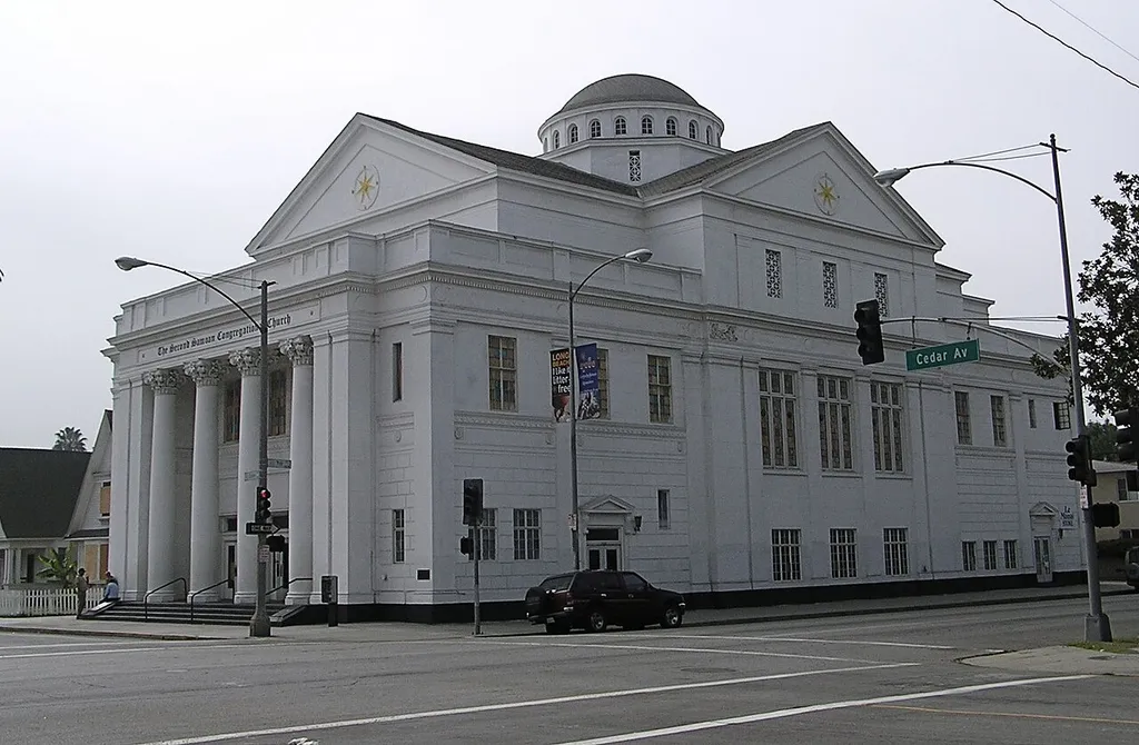 The Second Church of Christ, Scientist, a historic structure in the city of Long Beach, California. The building is listed on the National Register of Historic Places.