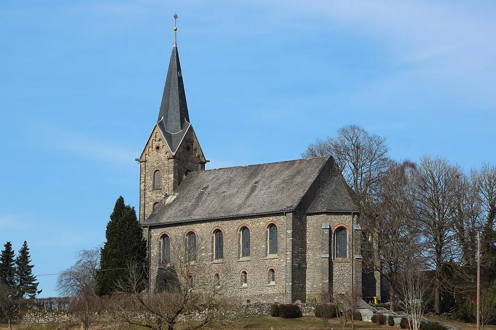 Evangelische Kirche Kirburg, Westerwald, Rheinland-Pfalz